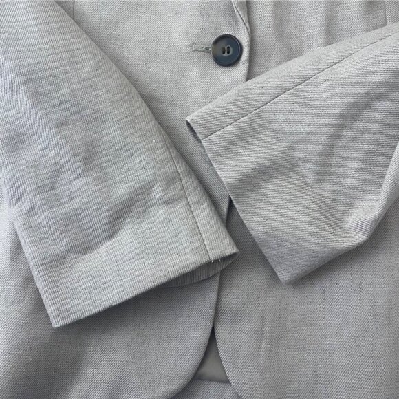 J. Crew {size 14 Tall} Parke Linen Blend Blazer Jacket Beige - Picture 5 of 11